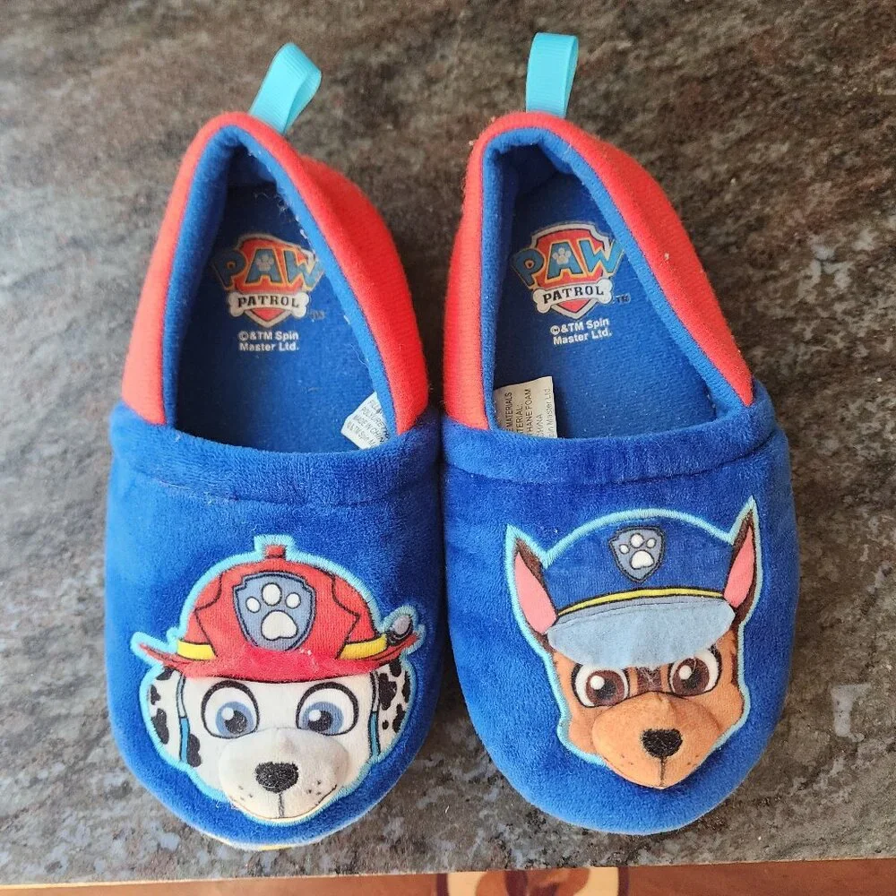 Paw Patrol Kids Slippers Size 11-12